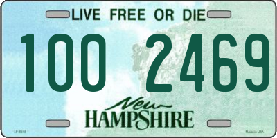 NH license plate 1002469