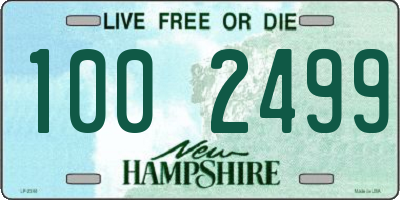 NH license plate 1002499