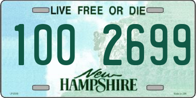 NH license plate 1002699