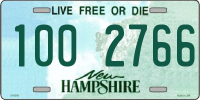 NH license plate 1002766