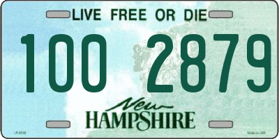 NH license plate 1002879