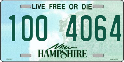NH license plate 1004064