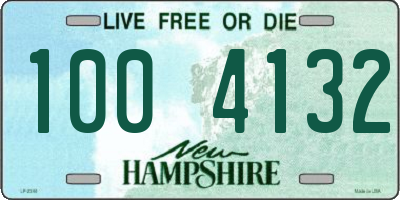 NH license plate 1004132