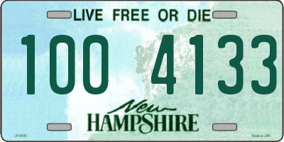 NH license plate 1004133