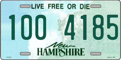 NH license plate 1004185