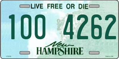 NH license plate 1004262