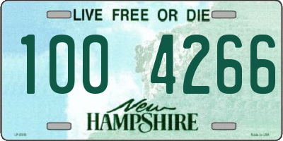 NH license plate 1004266
