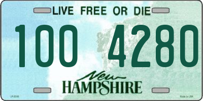 NH license plate 1004280