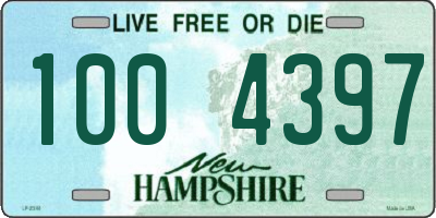 NH license plate 1004397
