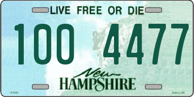 NH license plate 1004477