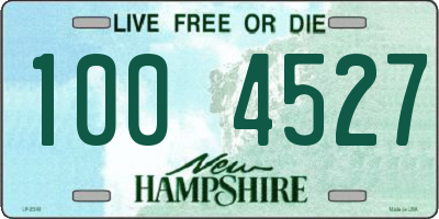 NH license plate 1004527