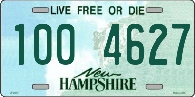 NH license plate 1004627
