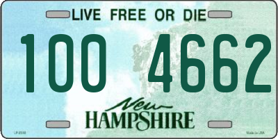 NH license plate 1004662