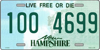 NH license plate 1004699