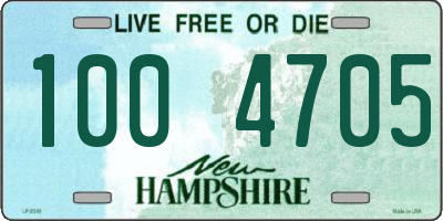 NH license plate 1004705