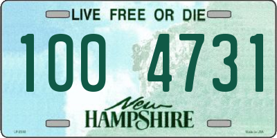 NH license plate 1004731