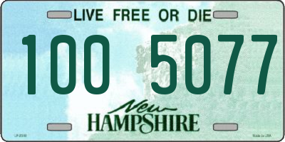 NH license plate 1005077