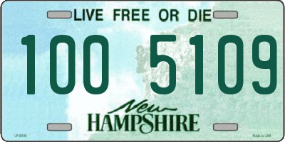 NH license plate 1005109