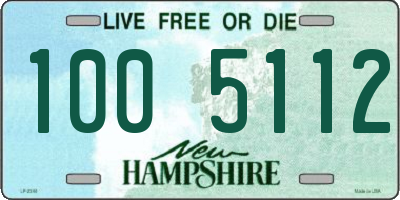 NH license plate 1005112