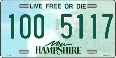 NH license plate 1005117