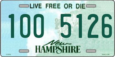NH license plate 1005126