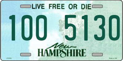 NH license plate 1005130