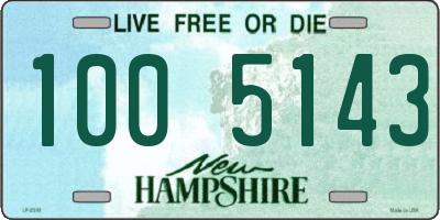 NH license plate 1005143