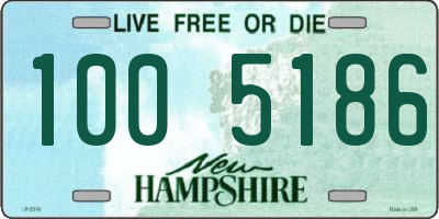 NH license plate 1005186