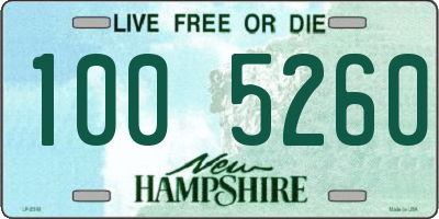 NH license plate 1005260