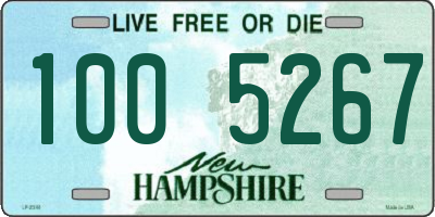 NH license plate 1005267