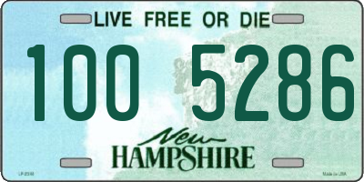 NH license plate 1005286