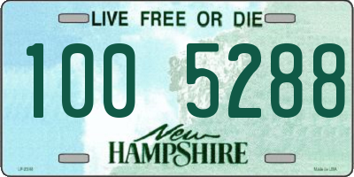 NH license plate 1005288