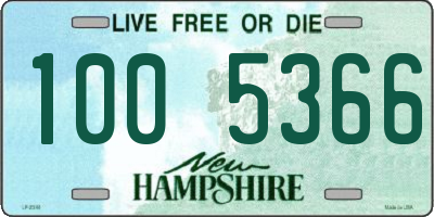 NH license plate 1005366