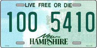 NH license plate 1005410