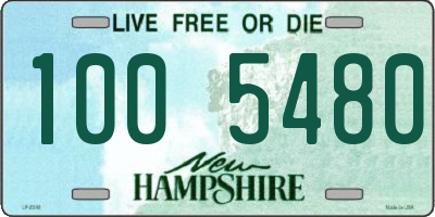 NH license plate 1005480