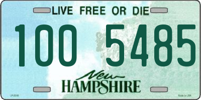 NH license plate 1005485