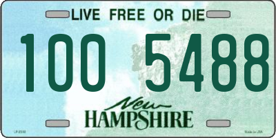 NH license plate 1005488