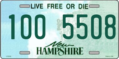 NH license plate 1005508