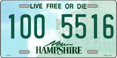 NH license plate 1005516