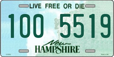 NH license plate 1005519