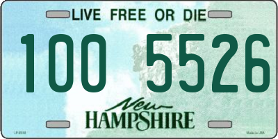 NH license plate 1005526