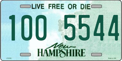 NH license plate 1005544