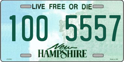 NH license plate 1005557