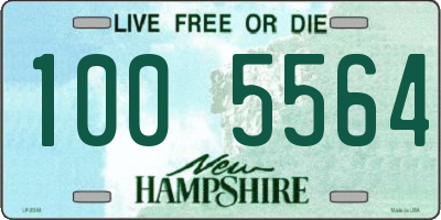 NH license plate 1005564