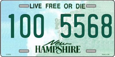 NH license plate 1005568