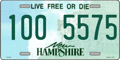 NH license plate 1005575