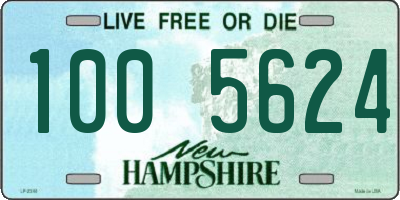 NH license plate 1005624