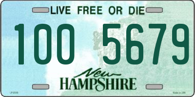 NH license plate 1005679