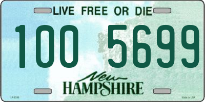 NH license plate 1005699