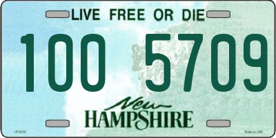 NH license plate 1005709